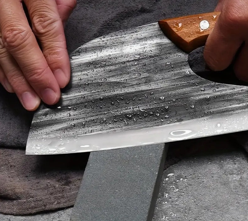 1pc Hand Forged Bone Cutter Kitchen Knife - Sharp Lightweight Dual-Use Slicer For Women - High-Carbon Stainless Steel, Ergonomic Handle, Easy To Clean, And Durable