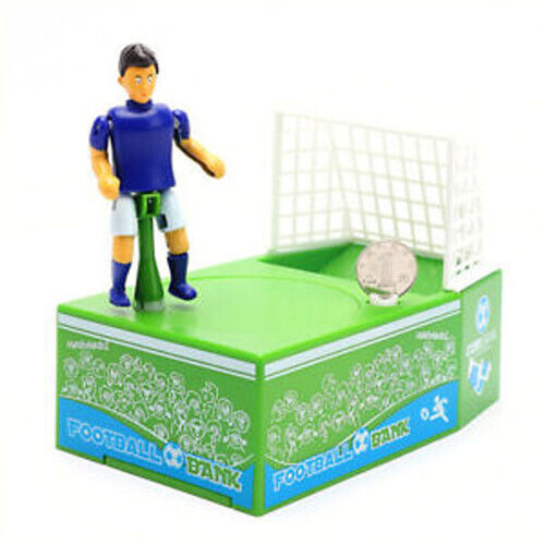 Electric Soccer Player Piggy Bank – Goal Kicking Football Money Saving Box for Kids
