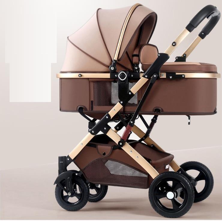 Two-Way Folding Newborn Baby Stroller – Portable, Lightweight & Adjustable for Ultimate Convenience