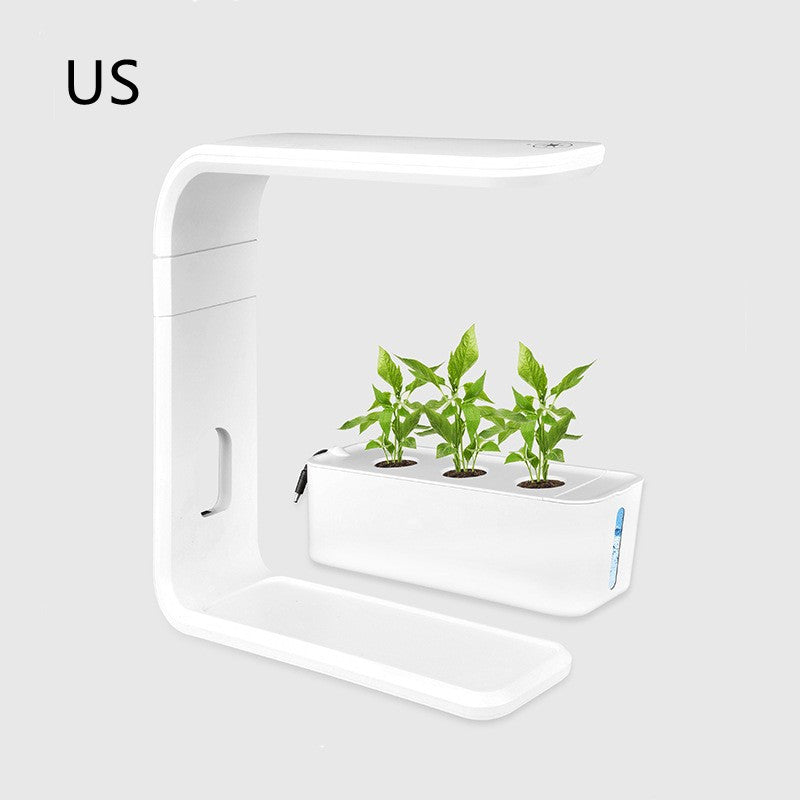 Indoor Hydroponic Smart Plant Planter | Home Office Vegetable Planter with LED Grow Light