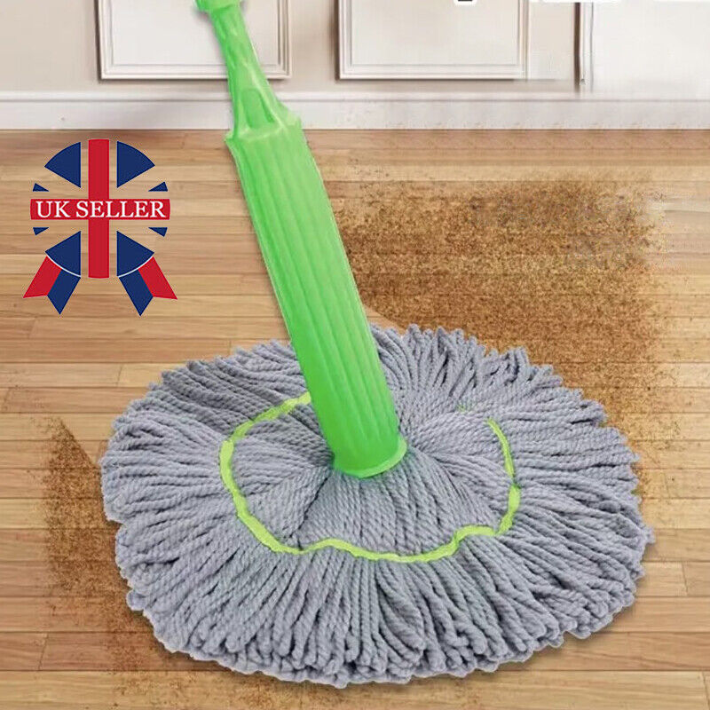 2-in-1 Self-Wringing Mop – Dehydrated Microfiber Twist Mop with 360° Rotating Head for Effortless Home Cleaning