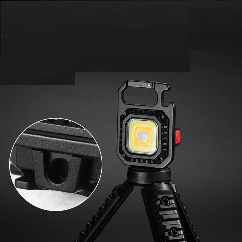Mini Multifunctional Keychain Light – Outdoor Portable 30W LED with Bottle Opener and Emergency To