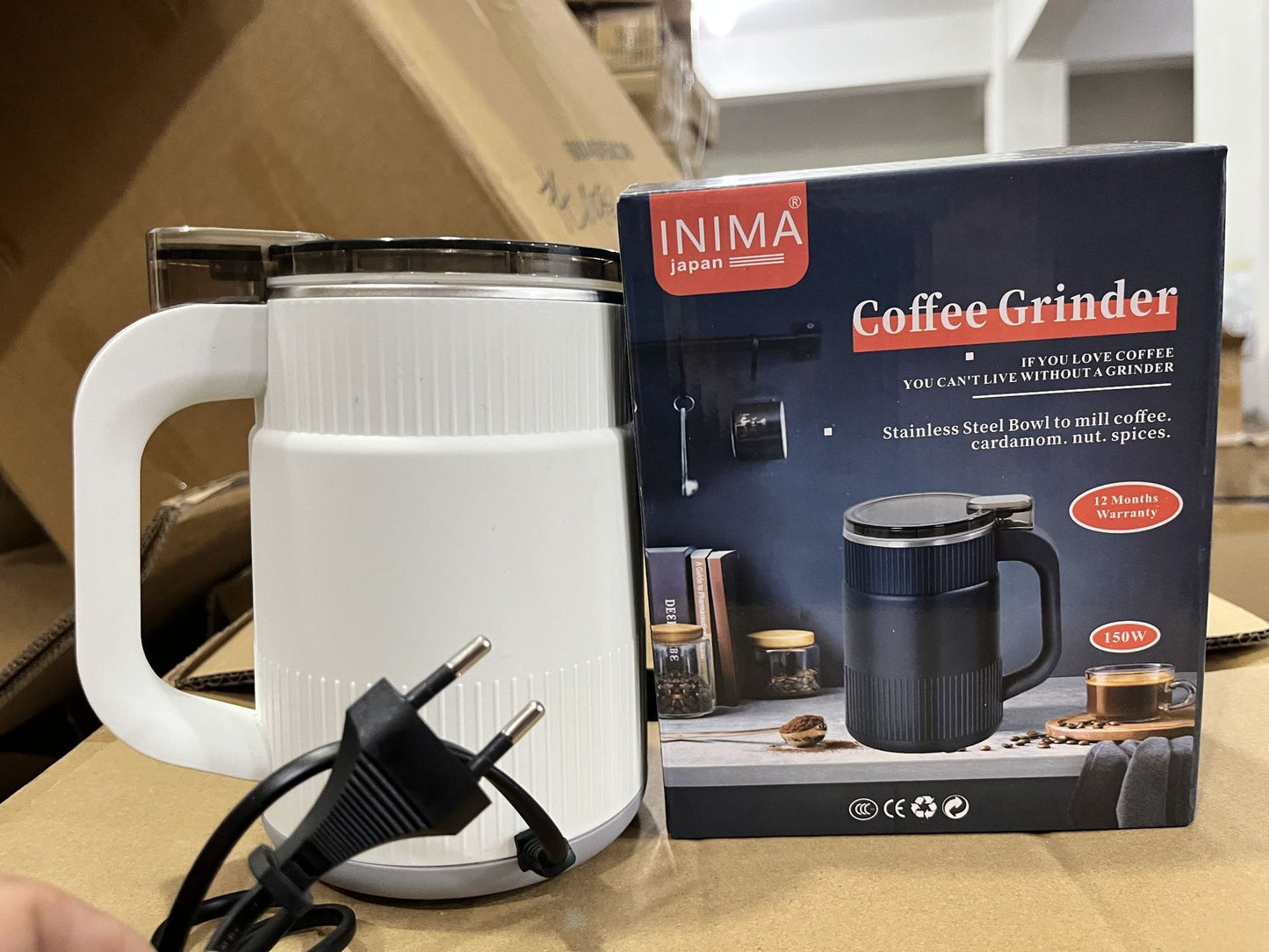 Compact Ultra-Fine Household Grinder – Stainless Steel, Baby Food Supplement Maker