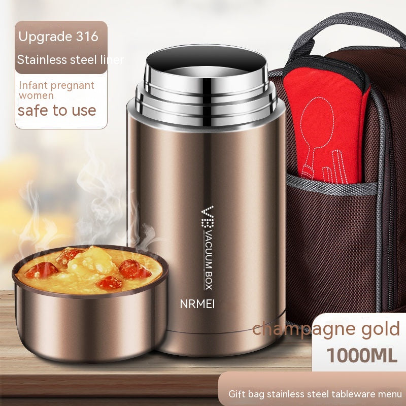 Stainless Steel Insulated Lunch Box – Extra Long Heat Retention (24-36 Hours)