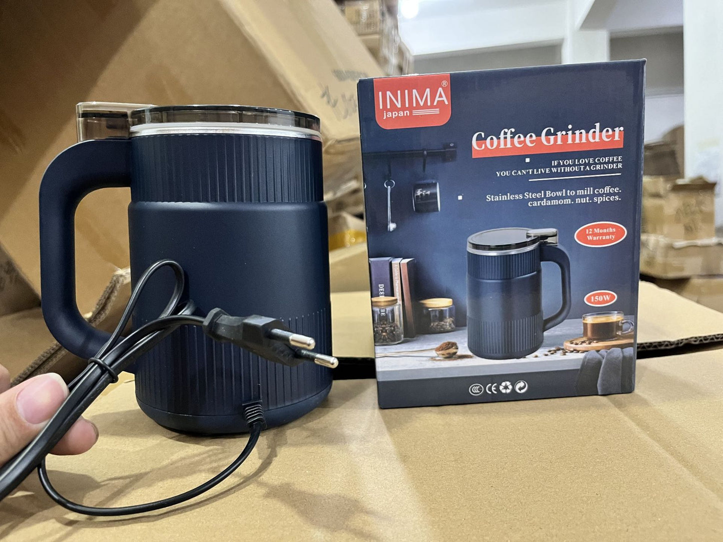 Compact Ultra-Fine Household Grinder – Stainless Steel, Baby Food Supplement Maker