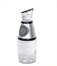 500ml Glass Oil Dispenser Bottle with Measurements – High White Glass for Soy Sauce, Vinegar & Cooking Oil