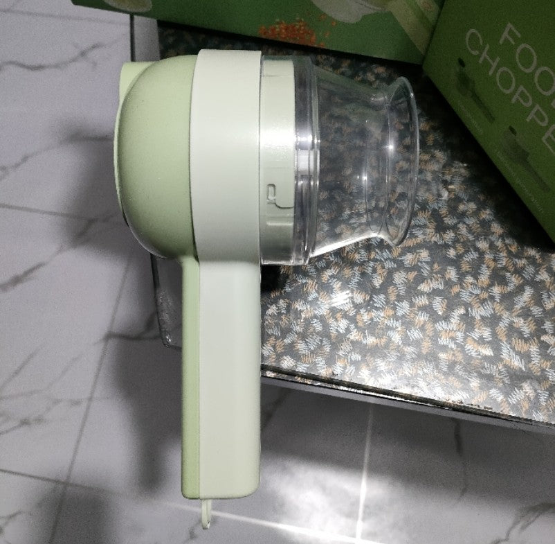 Multifunctional Electric Vegetable Slicer – USB Charging, Stainless Steel Blade, Carrot & Potato Chopper, Kitchen Fruit & Salad Cutter
