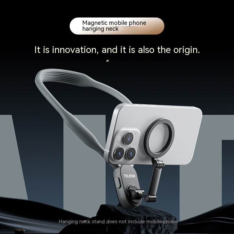 MagSafe Silicone Neck Mount – Quick Phone Release & First-Person View