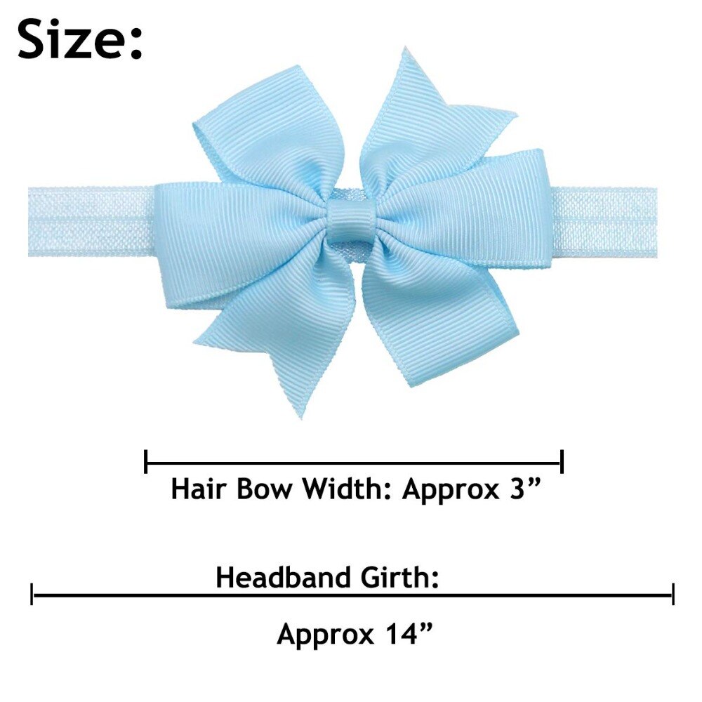 Blue Baby Girl Headbands
