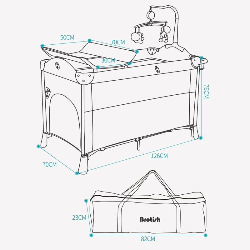 Stricture Portable Baby Bed