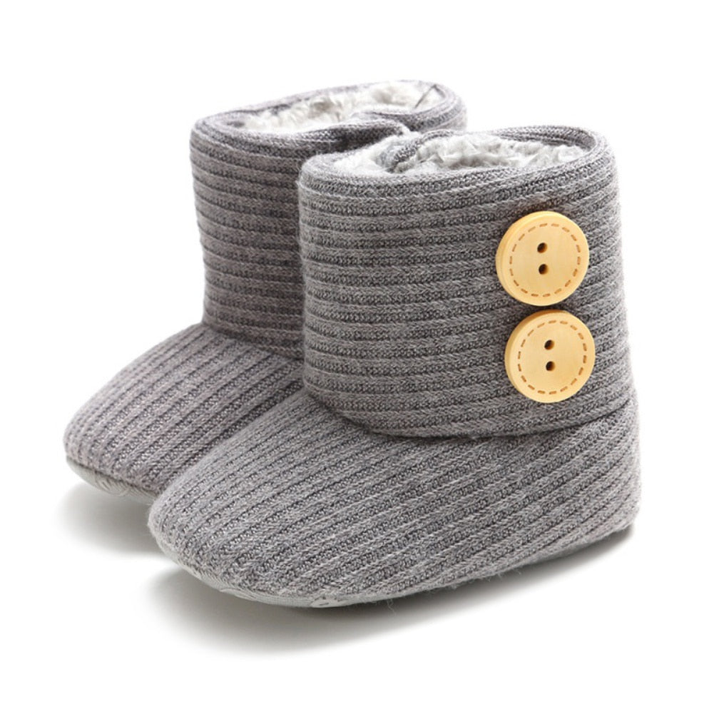 Soft sole autumn baby boots