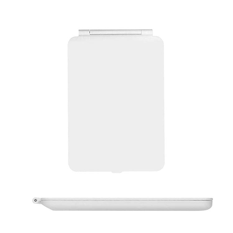 LED Touch Makeup Mirror with Light – Portable Folding Vanity Mirror (White, Pink, Black) – USB Rechargeable – Bedroom, Business, Bathroom Use