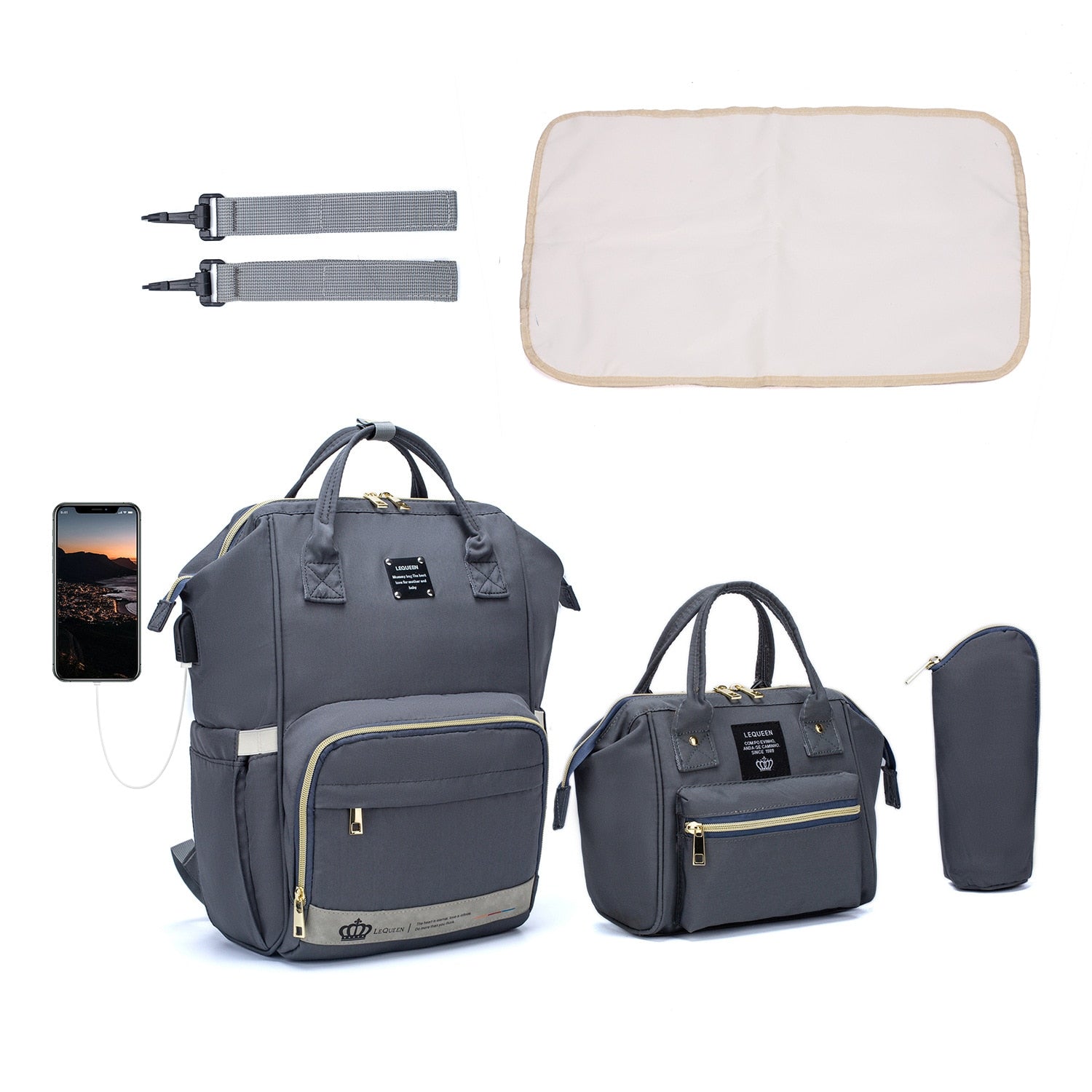 "Versatile Large Diaper Bag - Shop Today"