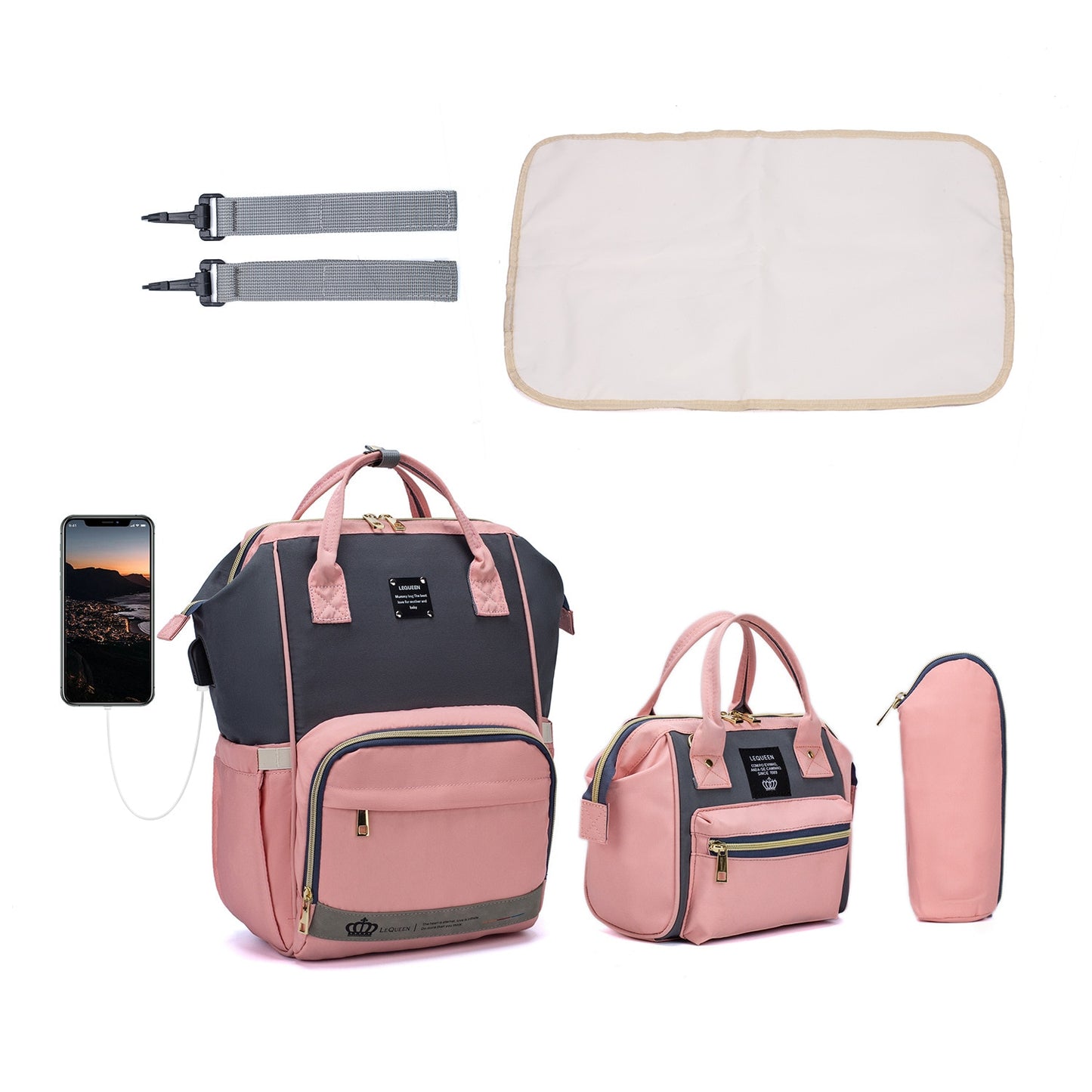 "Premium Large Diaper Bag - Everything Amazing"