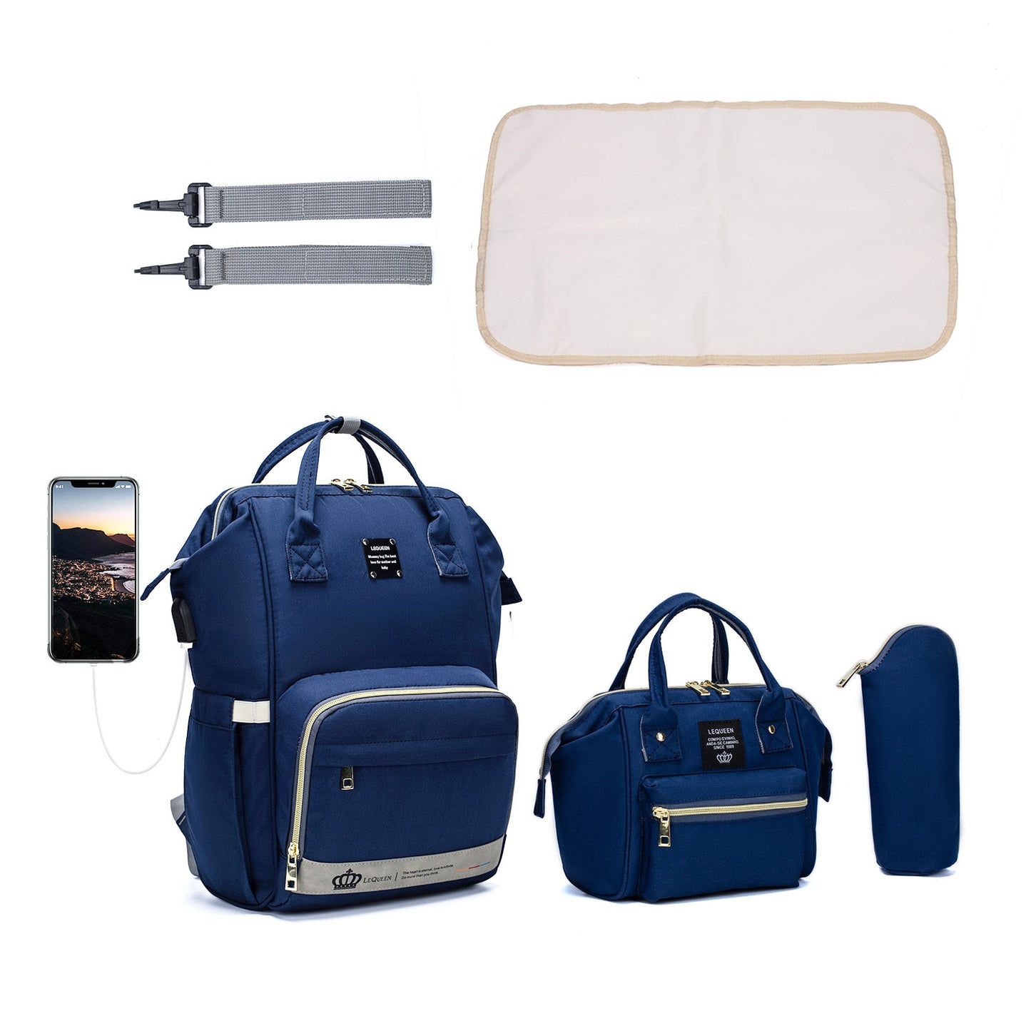 "Roomy Large Diaper Bag - Click to Buy"