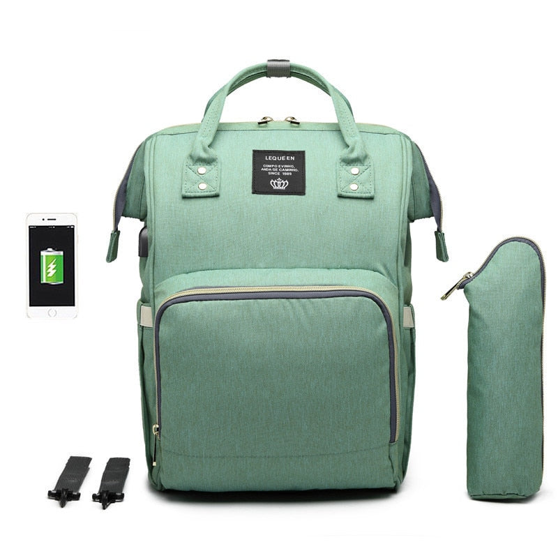 "Convenient Large Diaper Bag for Travel"