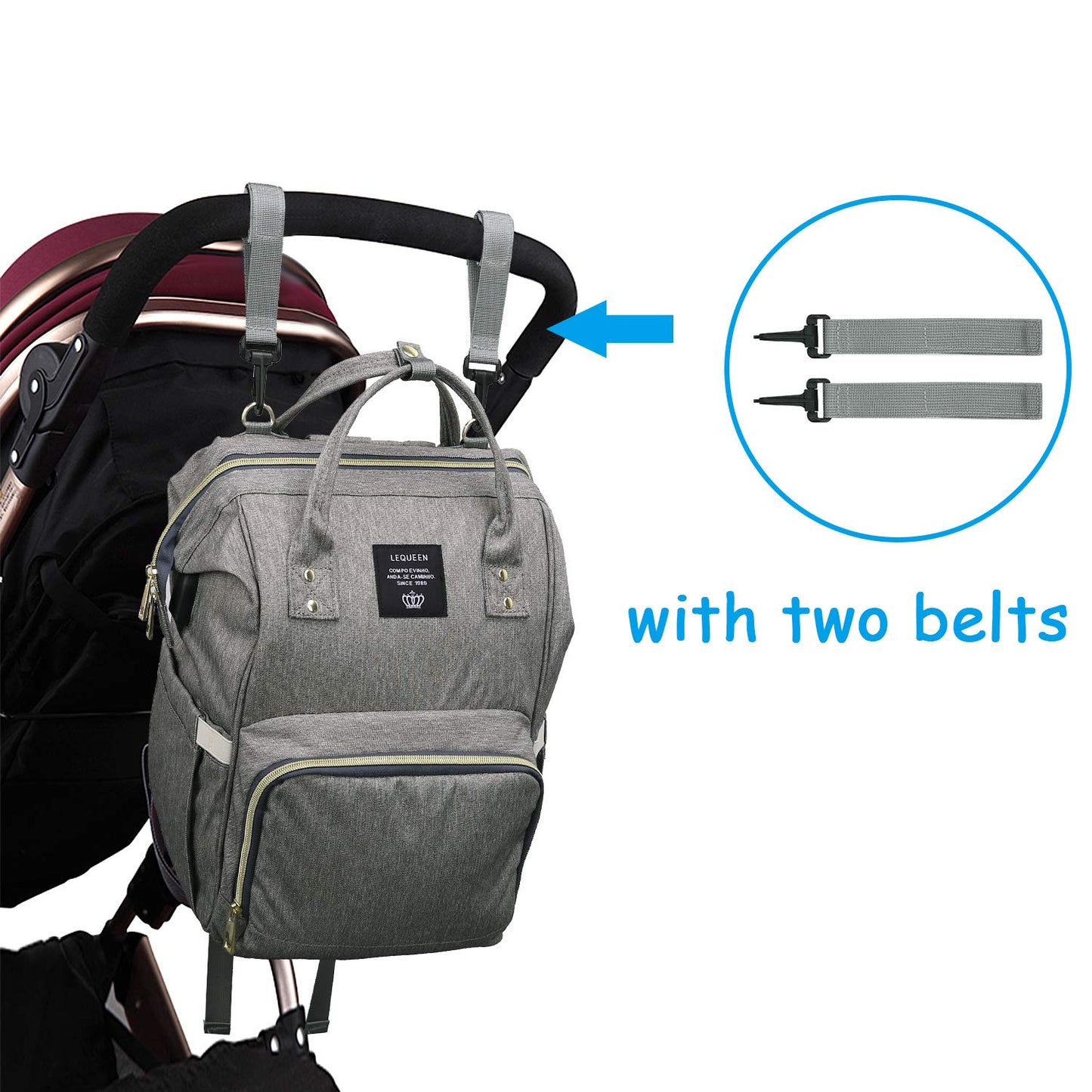 "Trendy Large Diaper Bag - Everything Amazing"