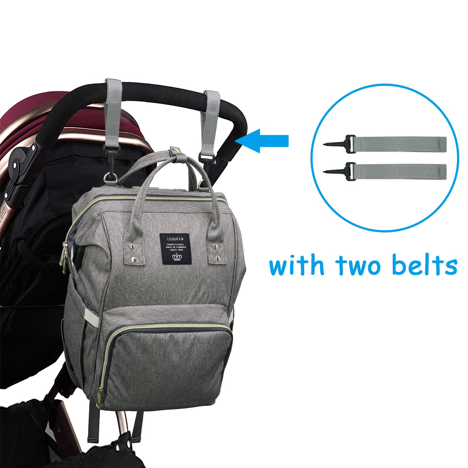 "Trendy Large Diaper Bag - Everything Amazing"