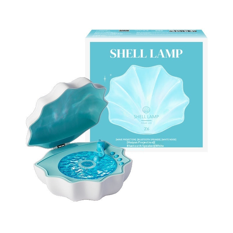 Wireless Bluetooth Mini Shell Light Stereo Speaker - Portable, Colorful LED Light, Perfect for Desktop, Outdoor, & Home Use