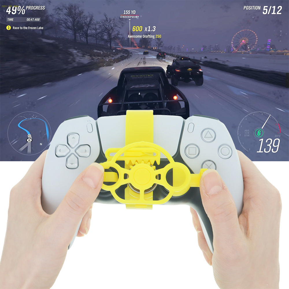 PS5 Steering Wheel Simulation Handle – Precision Racing Game Controller for PS5