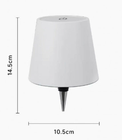 Creative LED Wine Bottle Table Lamp – Rechargeable & Dimmable Headlight