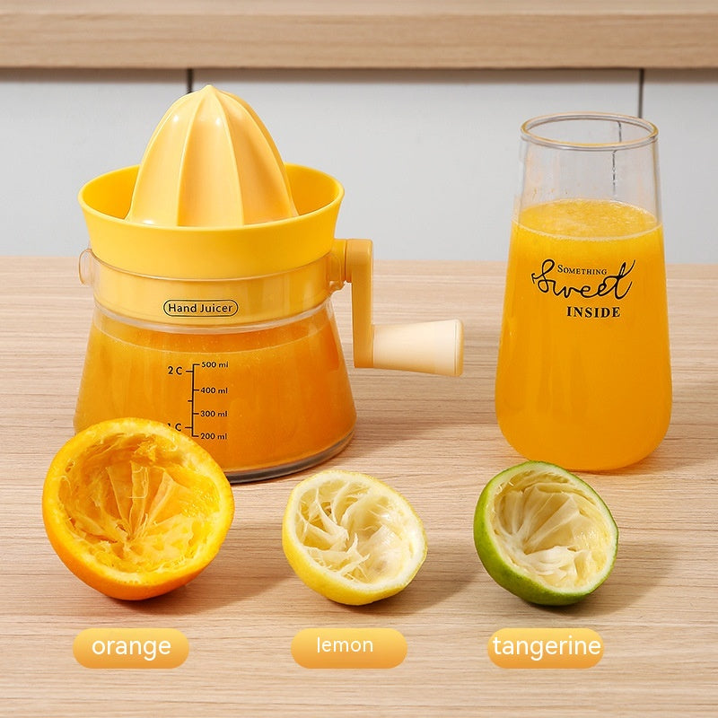 Compact Manual Juicer - Multi-Functional Kitchen Gadget for Fresh Juice