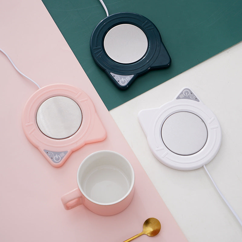 Intelligent Thermal Heating Mat for Hot Drinks - USB-Powered Heated Coaster