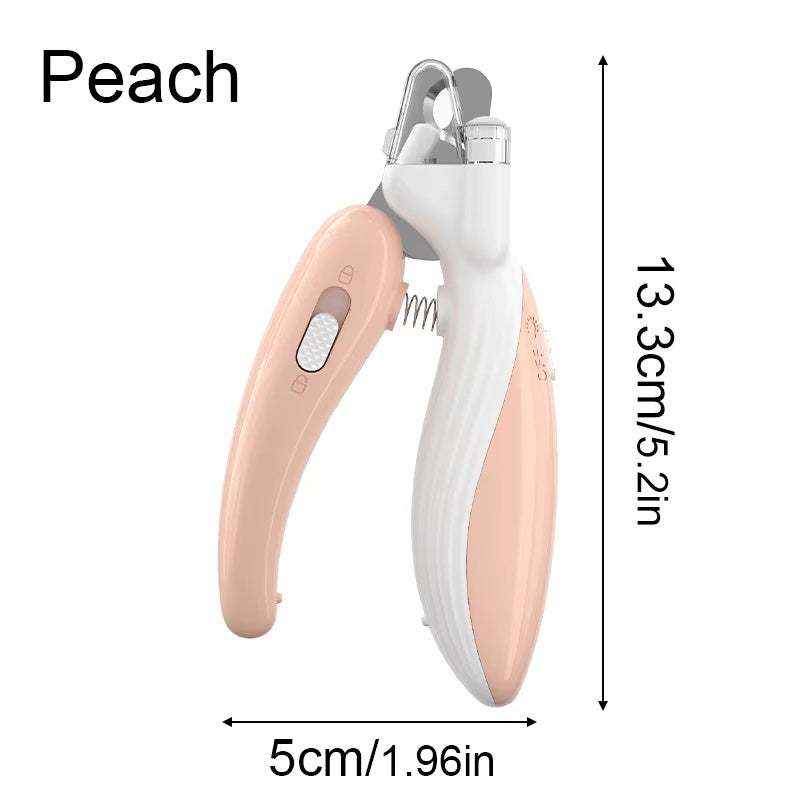 LED Pet Nail Clippers for Dogs & Cats – Safe & Precise Trim