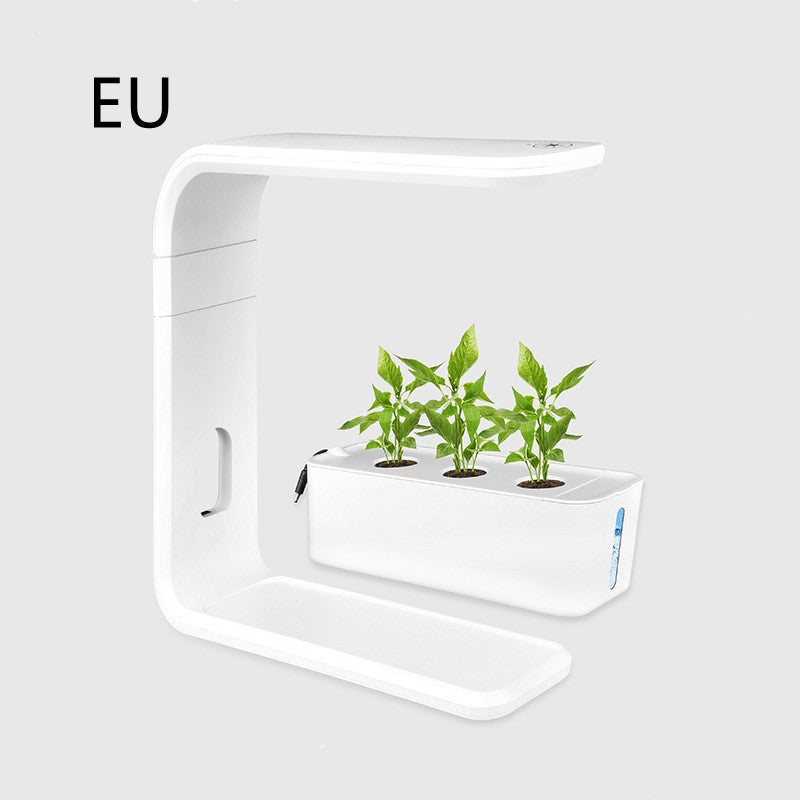 Indoor Hydroponic Smart Plant Planter | Home Office Vegetable Planter with LED Grow Light