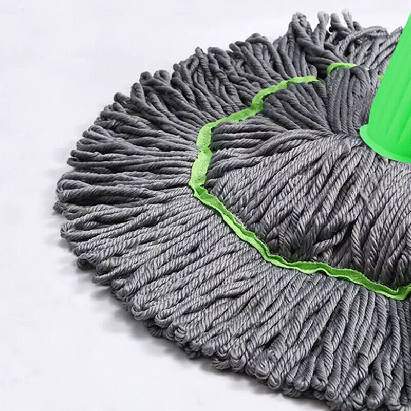 2-in-1 Self-Wringing Mop – Dehydrated Microfiber Twist Mop with 360° Rotating Head for Effortless Home Cleaning