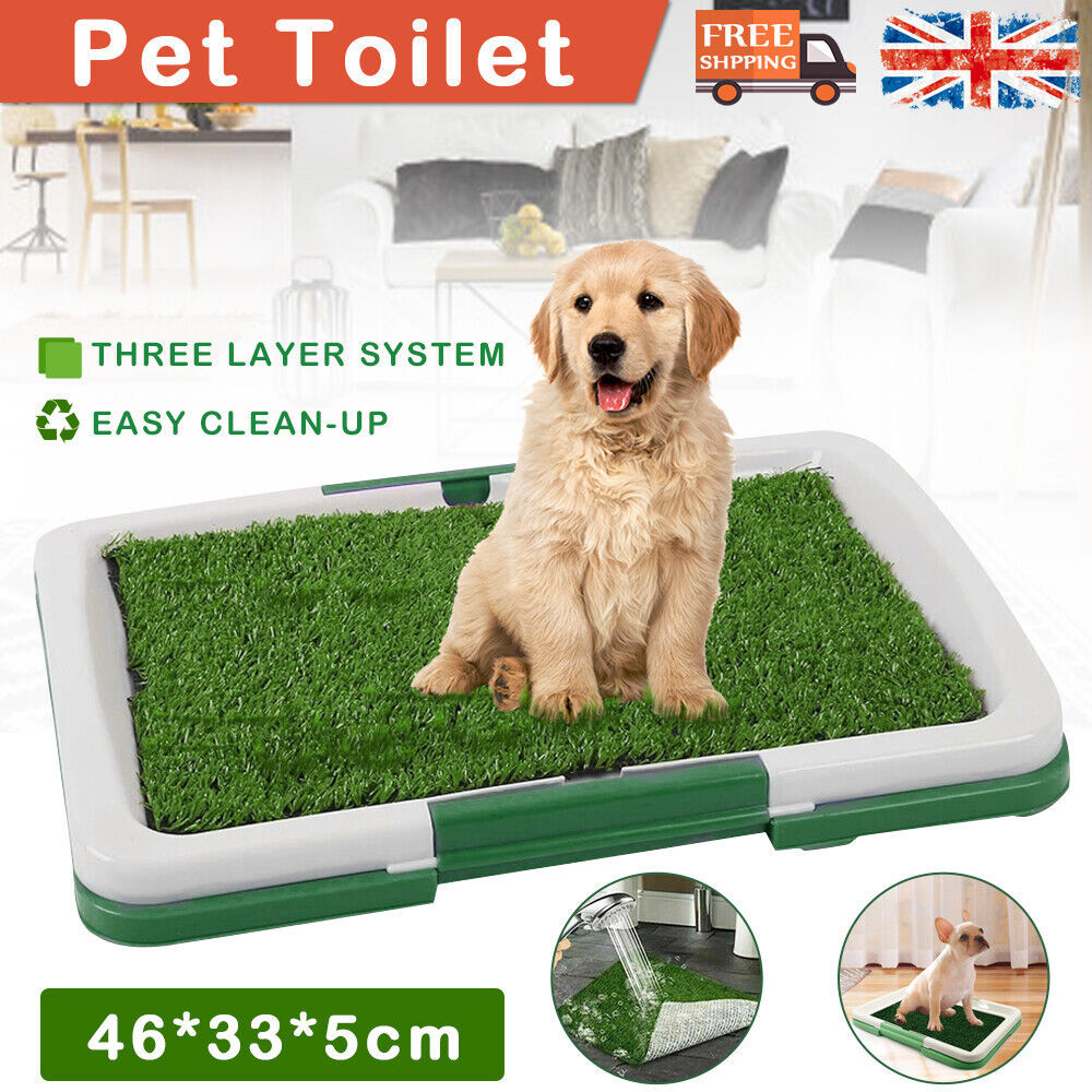 Pet Dog Toilet Mat – Indoor Grass Potty Pad & Training Tray for Puppies and Small Dogs