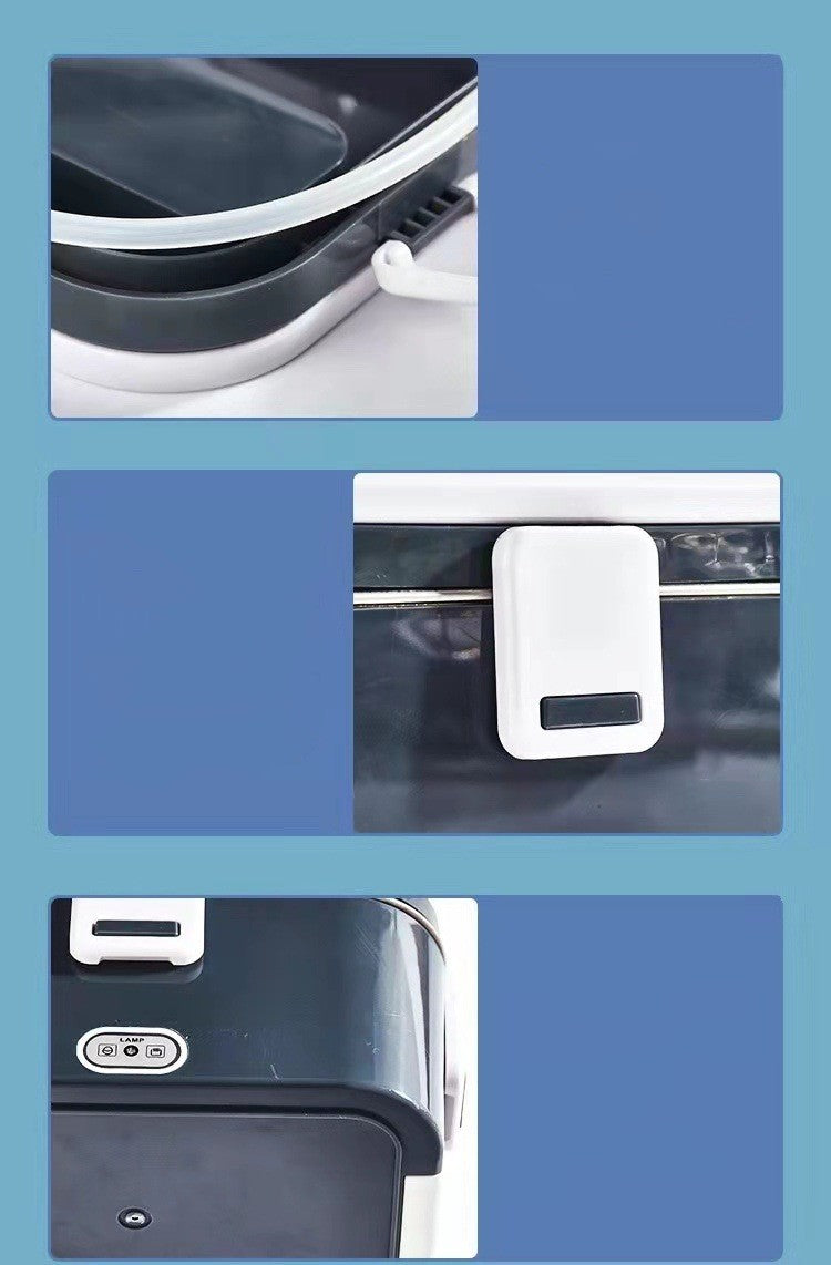 Dual-Purpose Electric Lunch Box for Car and Home - Vacuum Insulation & Waterless Heating (1.6-2.0L Capacity)