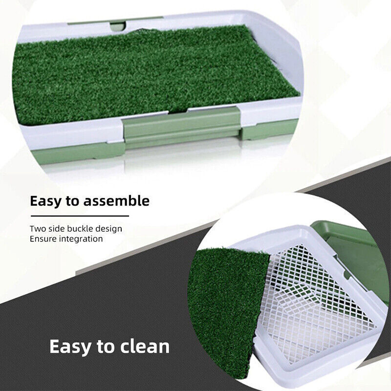 Pet Dog Toilet Mat – Indoor Grass Potty Pad & Training Tray for Puppies and Small Dogs