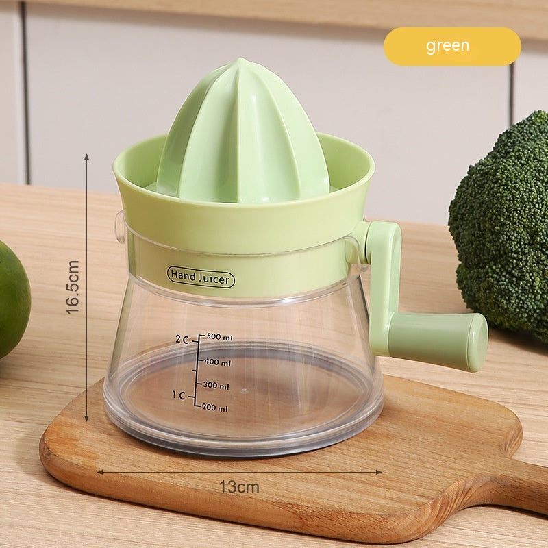 Compact Manual Juicer - Multi-Functional Kitchen Gadget for Fresh Juice