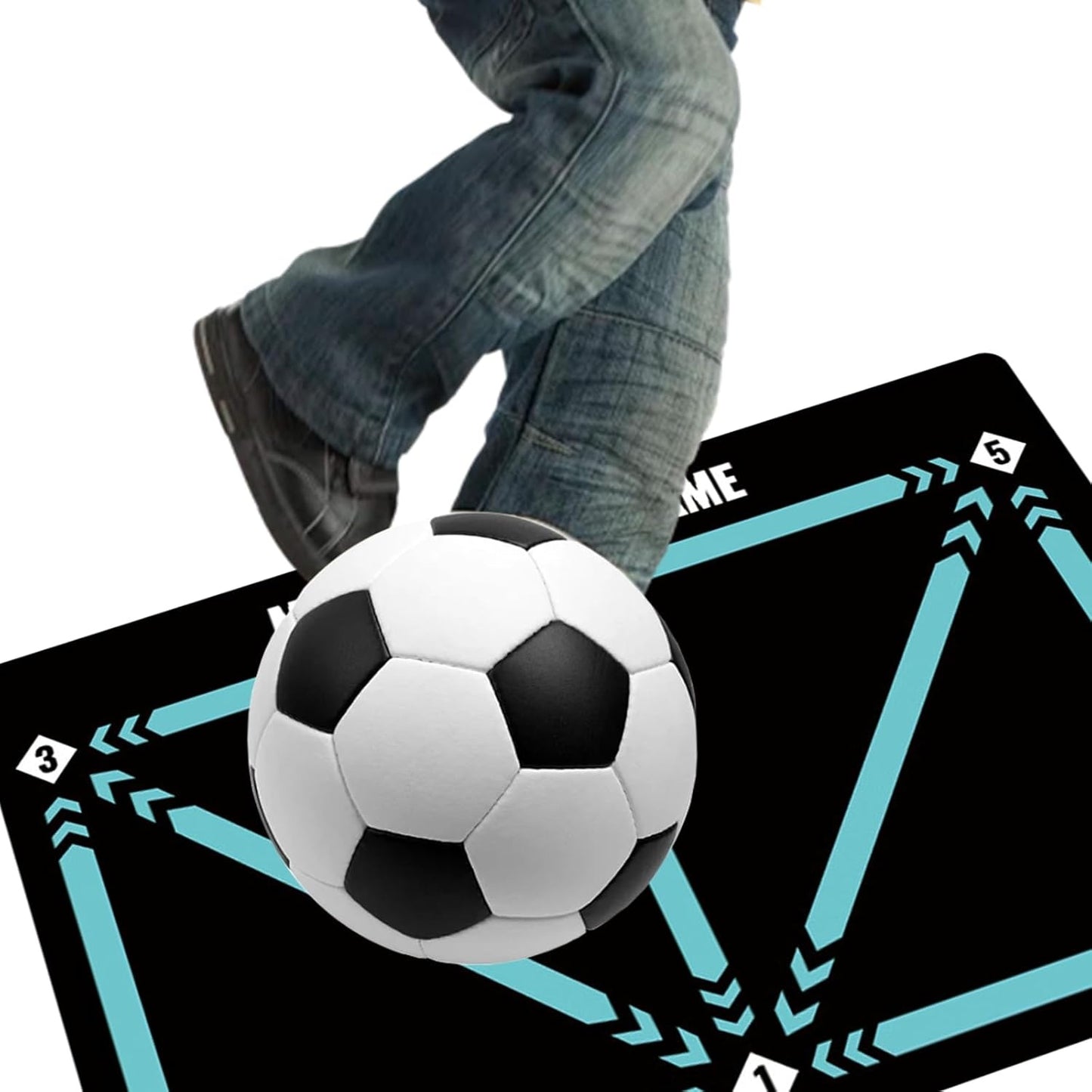 Soccer Football Training Mat Carpet Non-Slip for Kids & Adults – Solo Practice & Ball Control