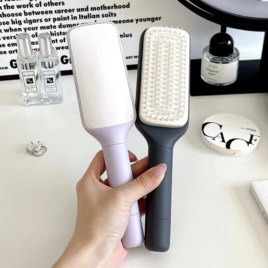 4-in-1 Self-Cleaning Hair Brush – Anti-Static Scalp Massager for All Hair Types
