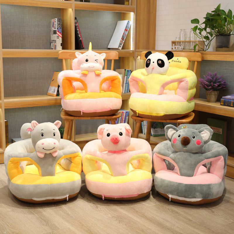 Adorable Baby Sofa Chair | Anti-Rollover Plush Seat for Learning & Play
