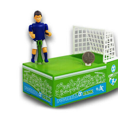 Electric Soccer Player Piggy Bank – Goal Kicking Football Money Saving Box for Kids