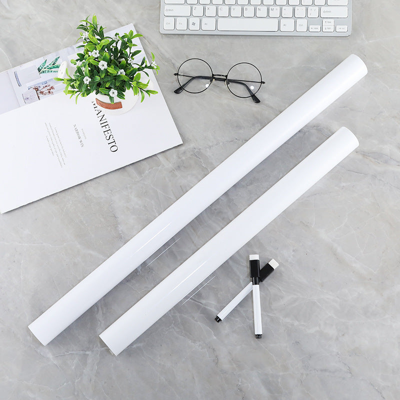 Erasable Whiteboard Sticker made from durable rewritable PVC, perfect for training sessions and office environments. This versatile board allows for easy writing, erasing, and rewriting, enhancing productivity and organization. Ideal for brainstorming, meetings, and planning. Available now at Everything Amazing Shop for this product.