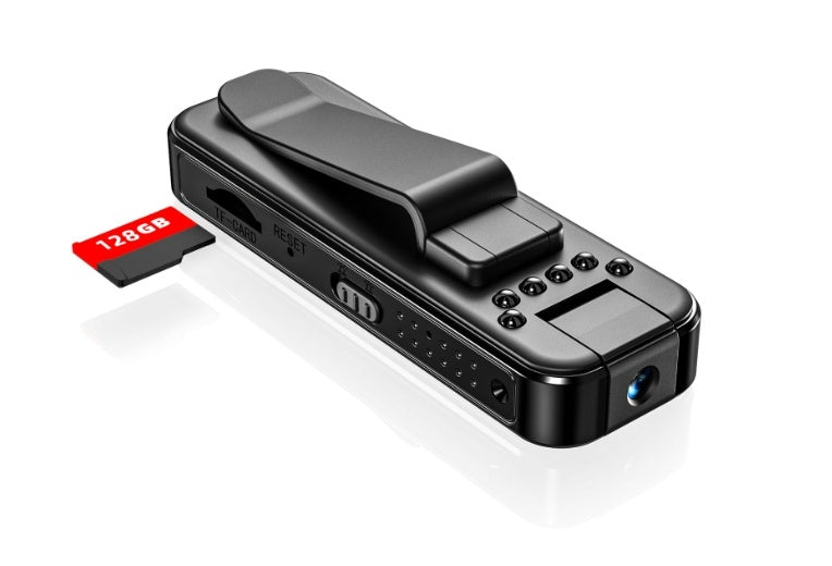Portable Audio & Video Recorder - Compact Outdoor Pocket Meeting Recorder, Action Camcorder, Black