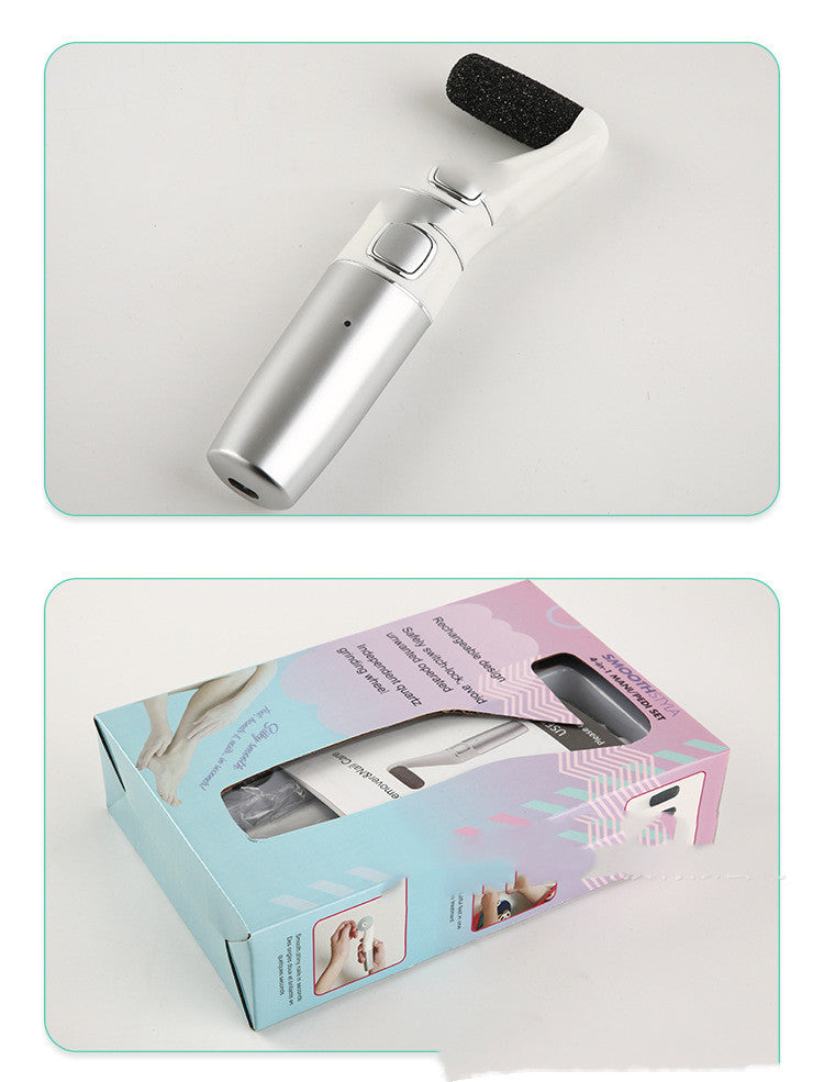 USB Rechargeable Electric Foot File – Callus Remover & Pedicure Tool for Dead Skin and Nail Care