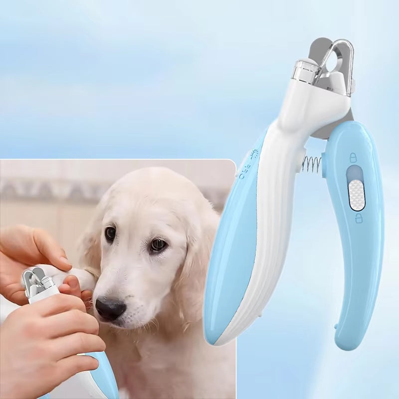 LED Pet Nail Clippers for Dogs & Cats – Safe & Precise Trim