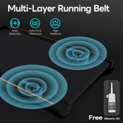 Folding Under Desk Walking Pad Treadmill with Adjustable Incline, 1-6 km/h, Low Noise, LED Display, Magnetic Remote, Portable Wheels – Black & Pink