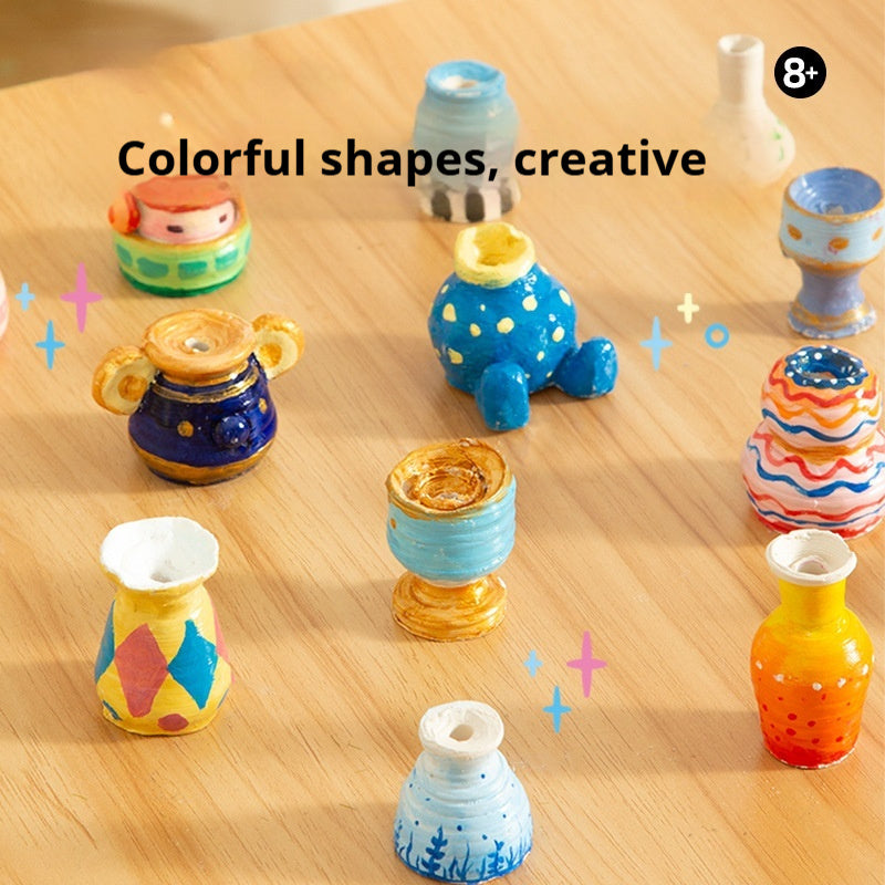 Children's Potter's Wheel Electric Clay Turntable – DIY Handmade Toy for Creative Play, Ages 4-6