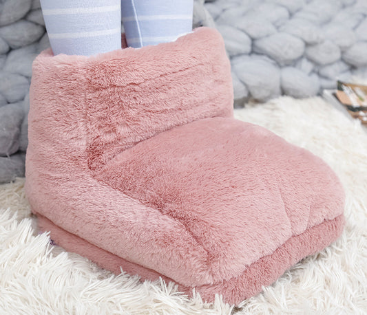 Gaobang USB Foot Warmer with Adjustable Temperature and Rechargeable Hot Water Bottle, Eco-Friendly, Washable Design, Comfortable Heating for Home and Office Use.