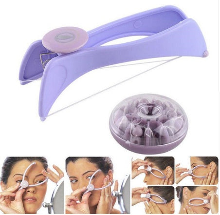 Manual Cotton Hair Remover for Facial and Neck Hair – Portable Epilator for Smooth Skin