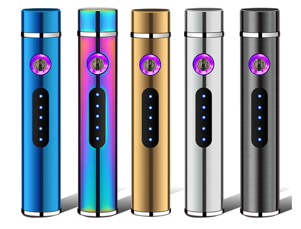 A USB electronic cigarette lighter that is rechargeable, flameless, and eco-friendly. It offers a sleek, modern design for convenience and safety. Perfect for individuals looking for an environmentally conscious and reliable alternative to traditional lighters. Ideal for outdoor enthusiasts, smokers, or anyone needing a practical and sustainable lighting solution. Shop now at Everything Amazing Shop for this product.