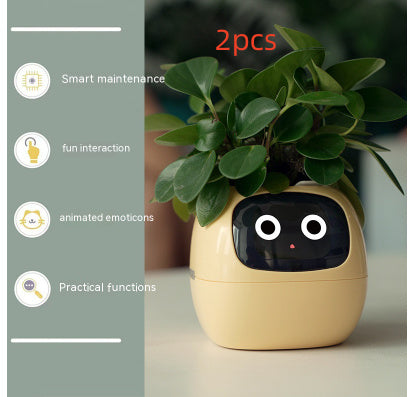 Smart Planter – AI-Powered Plant Care with 49+ Expressions, Smart Sensors, and Real-Time Water Monitoring