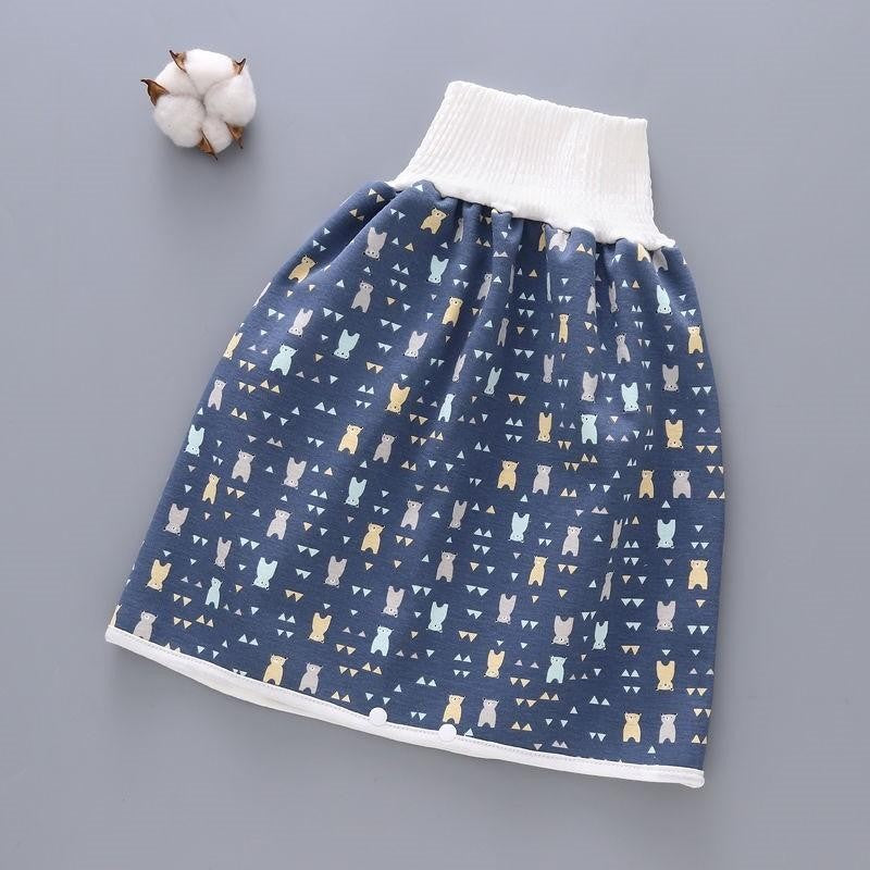 Eco-Friendly Cotton & Bamboo Baby Diaper Skirt | Soft, Absorbent, and Comfortable