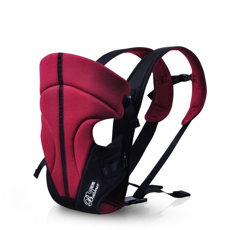 "Red Baby Carrier Foldable for Storage"